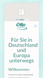 Mobile Screenshot of otto-spedition.de